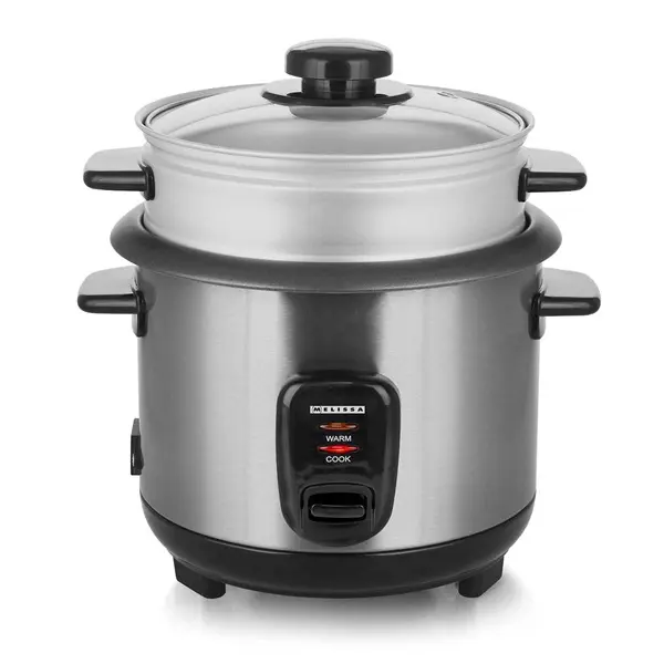 MELISSA rizsfőző, 1 l | 400 W | Tapadásmentes bevonat | Kivehető tál | Párolókosár | Melegen tartó funkció – 3. kép