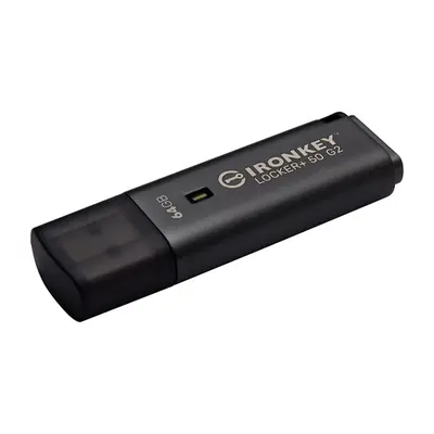 KINGSTON Pendrive 64GB IronKey Locker+ 50 G2 AES-256 FIPS 197