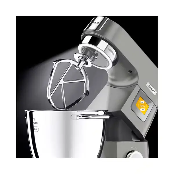 KENWOOD KWL90.004SI Chef Patissier XL Konyhai robotgép, 13 fokozat, 7L, Szürke – 3. kép