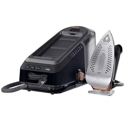 BRAUN IS286BK CareStyle 7 Pro Gőzállomásos vasaló, 190g/perc, 2700W, Fekete – 2. kép