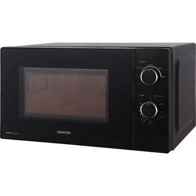 SENCOR SMW 1719BK Mikrohullámú sütő, 20L, 700W, Fekete