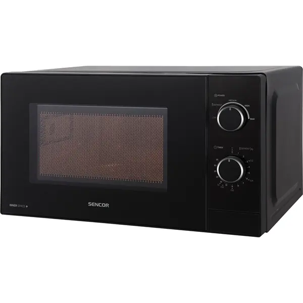 SENCOR SMW 1719BK Mikrohullámú sütő, 20L, 700W, Fekete