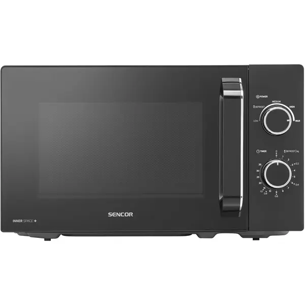SENCOR SMW 1919BK Mikrohullámú sütő, 5 fokozta, 20L, 700W, Fekete – 2. kép