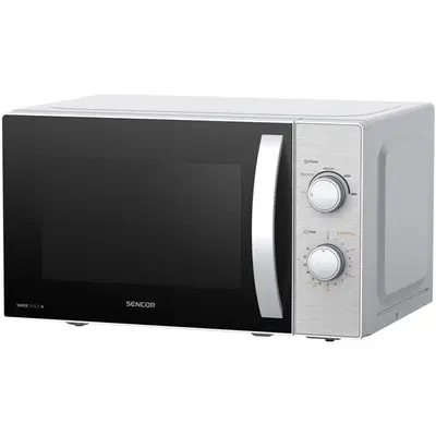 SENCOR SMW 2120SS Mikrohullámú sütő, 5 fokozat, 20L, 700W, Ezüst