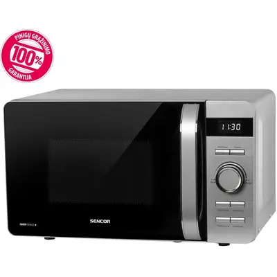 SENCOR SMW 5217SL Mikrohullámú sütő, 8 program, 17L, 800W, Szürke