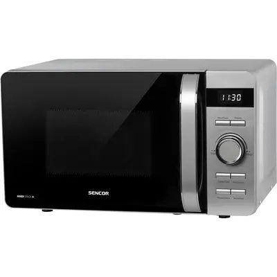 SENCOR SMW 5217SL Mikrohullámú sütő, 8 program, 17L, 800W, Szürke – 2. kép