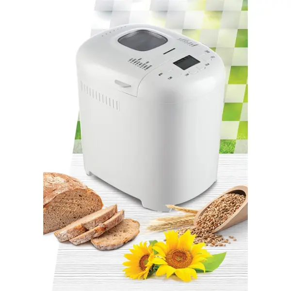 HEINNER HBM-915WH PastryChef Kenyérsütő, 15 program, kapacitás: 700-900g, LCD kijelző, 550W, Fehér – 3. kép