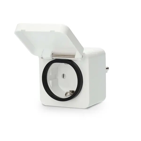 Nedis WIFIPO130FWT kültéri okos konnektor, Wi-Fi, IP44, fogyasztás mérő, 3680 W, földelt érintkező, Android™ / IOS – 3. kép
