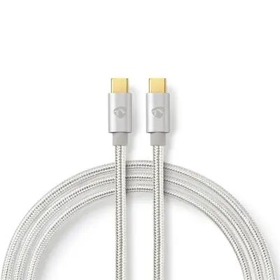 Nedis CCTB64700AL10 USB 3.2 Gen 1, USB-C dugó - USB C (USBC) dugó kábel, 60W, 4K@60Hz, 1m