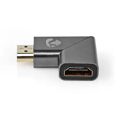 Nedis CVTB34904GY HDMI átalakító adapter, aranyozott, jobbra hajlított, pipa, alumínium borítás – 2. kép