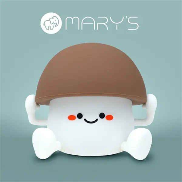 MARYS, MW61410, Éjszakai LED lámpa, Gomba, Akkumulátoros, USB kábellel , 2W, 3000K