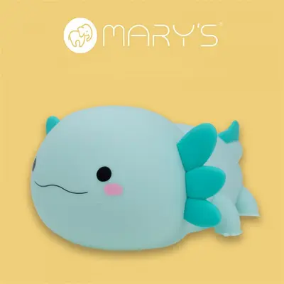 MARYS, MW61490, Éjszakai LED lámpa, Axolotl, kék, Akkumulátoros, USB kábellel , 2,5W, 4000K