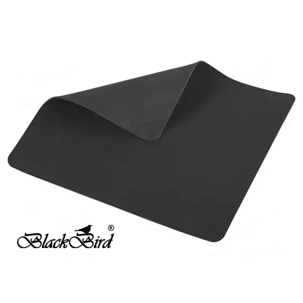 BLACKBIRD Egérpad Basic fekete 18x22cm 1mm vastag