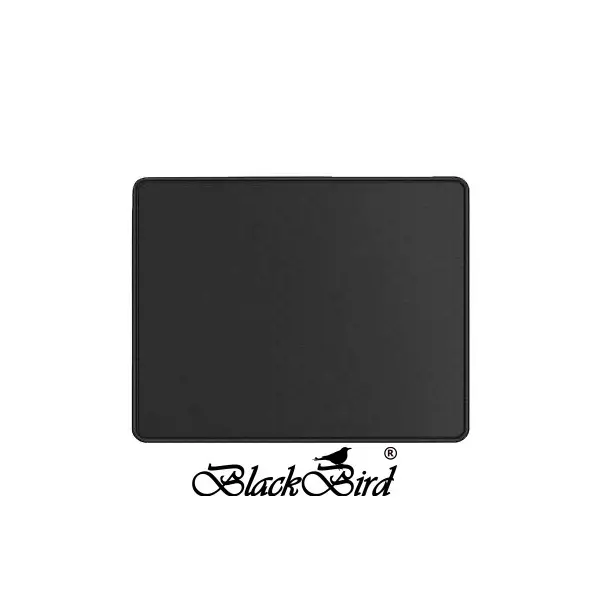 BLACKBIRD Egérpad Gamer NanoGlide 21x25cm 3mm vastag fekete varrott szegély