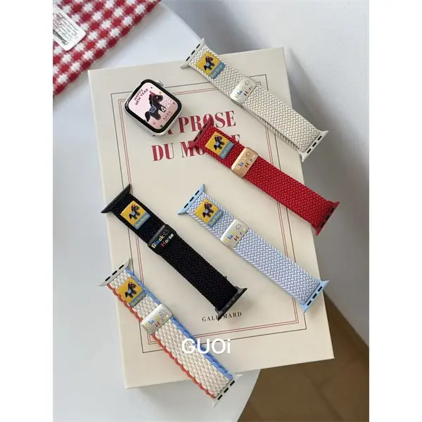 BLACKBIRD Szíj Iwatch készülékhez BLACK HORSE Piros 42/44/45/46/49 mm