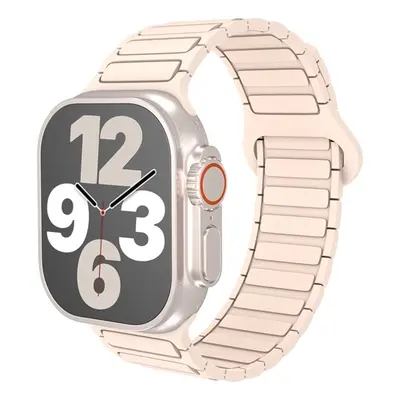 BLACKBIRD Szíj Iwatch készülékhez TACTICAL mágneses Világos barnaa 42/44/45/46/49 mm