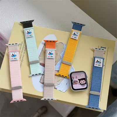 BLACKBIRD Szíj Iwatch készülékhez HOT DOG Világos barna Rózsaszín 42/44/45/46/49 mm