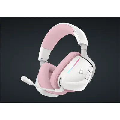 CORSAIR Vezeték Nélküli Headset, VOID v2 Wireless Gaming Headset, Dolby Atmos, pink