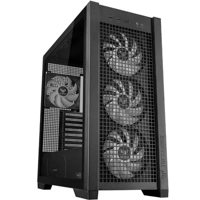 ASUS Ház TUF Gaming GT302, 750W (PRIME-750B-BLACK), Fekete, Üvegfalú