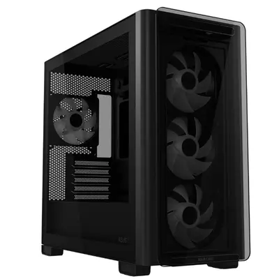 ASUS Ház A23 Plus, 650W (PRIME-650B-BLACK), Fekete, Üvegfalú