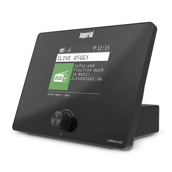Imperial DABMANI420BK kompakt hibrid rádió (internet, DAB+, FM Hi-Fi tuner) Bluetooth®-szal – 5. kép