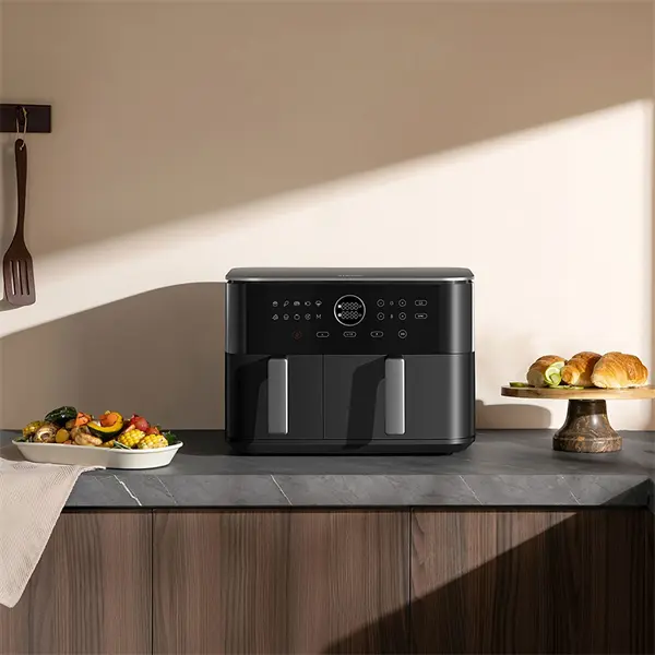 XIAOMI BHR07SGEU Dual Zone AirFryer, 10L, 2700W, Fekete – 4. kép