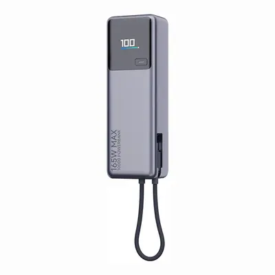 XIAOMI BHR9361GL 165W Power Bank, 10000mAh, integrált kábellel – 2. kép