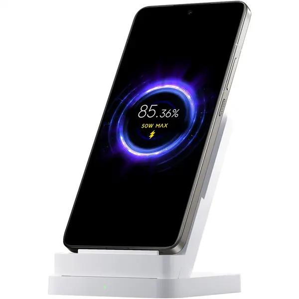 XIAOMI BHR7560GL Pro Vezeték nélküli töltőállvány, 50W, Fehér – 3. kép