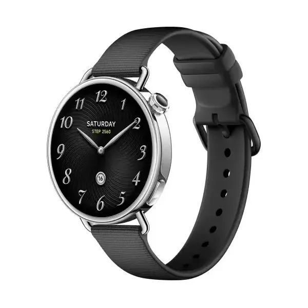XIAOMI BHR07VRGL S4 Okosóra flourgumi szíjjal, 41mm, Fekete – 2. kép