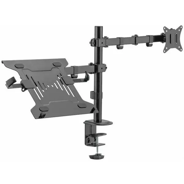 Sbox LCD-LM01-2 asztali laptop és monitortartó konzol. Állítható magasság, 13 - 27, dönthető, forgatható. 355X300,