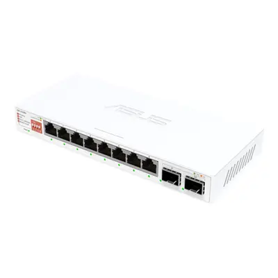 ASUS Switch 8x2.5Gbps + 2x10G SFP+, QG-U1080