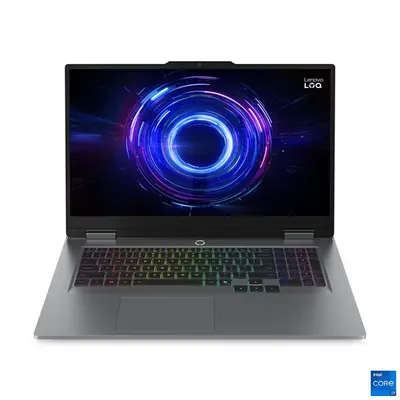 LENOVO LOQ 17IRX10, 17,3" FHD, Intel Core I7-13650HX, 16GB, 512GB, nV RTX5060 8GB, NoOS, Luna Grey