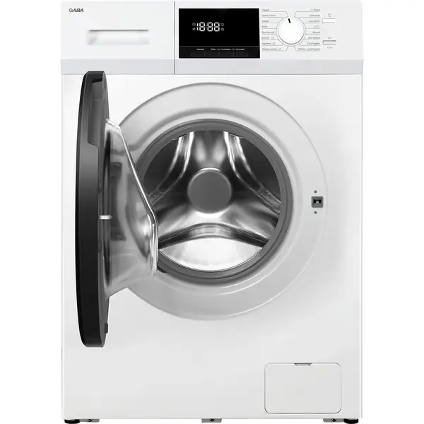 GABA GTW-712A Elöltöltős mosógép, 7kg, 1200 ford./perc, Fehér – 4. kép