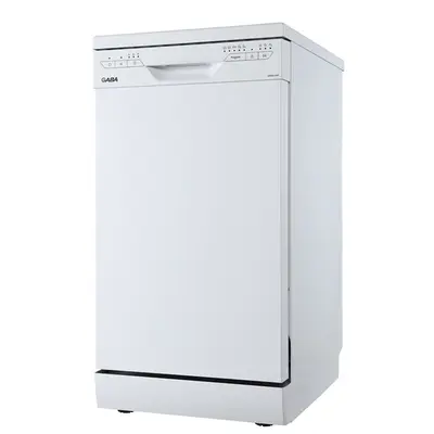 GABA GMDW-45W 10 terítékes keskeny mosogatógép, 5 program, 45 cm, Fehér – 2. kép