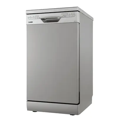 GABA GMDW-45X 10 terítékes keskeny mosogatógép, 5 program, 45 cm, Ezüst – 2. kép