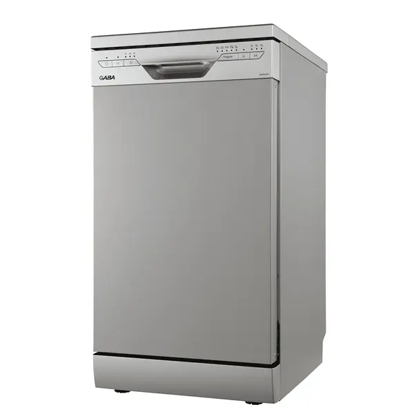 GABA GMDW-45X 10 terítékes keskeny mosogatógép, 5 program, 45 cm, Ezüst – 2. kép