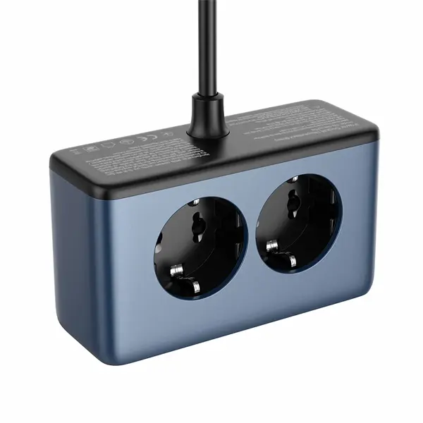 COLORWAY Hálózati és USB elosztó, 2 dugalj, 2x220V/1xUSB-A/2xUSB-C (GaN45W) – 3. kép