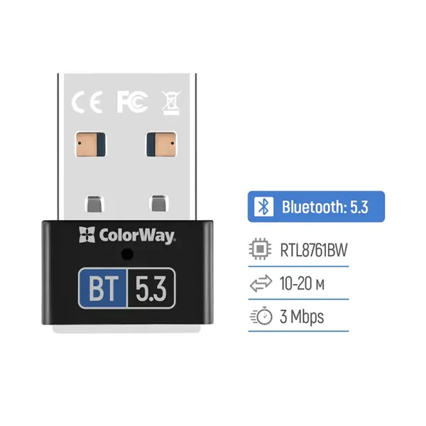COLORWAY USB Bluetooth 5.3 Adapter (CW-AD-BT53) – 4. kép