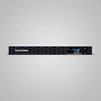 CYBERPOWER UPS, 6xC13,1xUSB 1500VA 900W Aktív PFC,tiszta színuszos szünetmentes,LINE-INTERAKTÍV, AVR,színes LCD, 1U rack