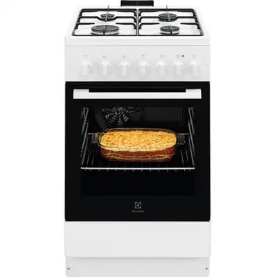 ELECTROLUX LKK520032W Kombinált tűzhely, 57L, Multi 5, 50x60cm, Fehér