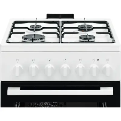 ELECTROLUX LKK520032W Kombinált tűzhely, 57L, Multi 5, 50x60cm, Fehér – 2. kép
