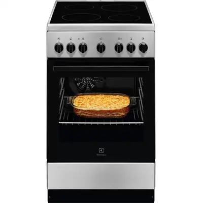 ELECTROLUX LKR562055X Kerámialapos tűzhely, Termosztát, sütő:58L, grill, 50x60cm, Inox
