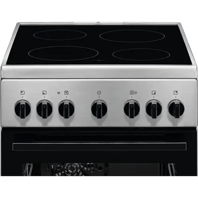 ELECTROLUX LKR562055X Kerámialapos tűzhely, Termosztát, sütő:58L, grill, 50x60cm, Inox – 2. kép