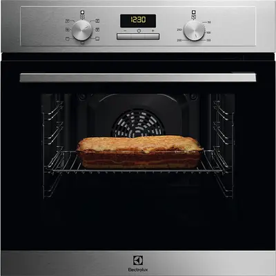 ELECTROLUX EOF3H00BX SurroundCook Beépíthető sütő, 65L, AquaClean, LED kijelző, Inox