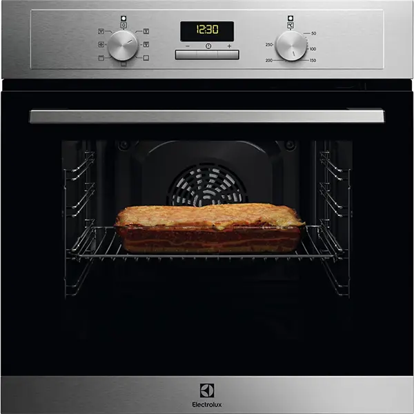 ELECTROLUX EOF3H00BX SurroundCook Beépíthető sütő, 65L, AquaClean, LED kijelző, Inox