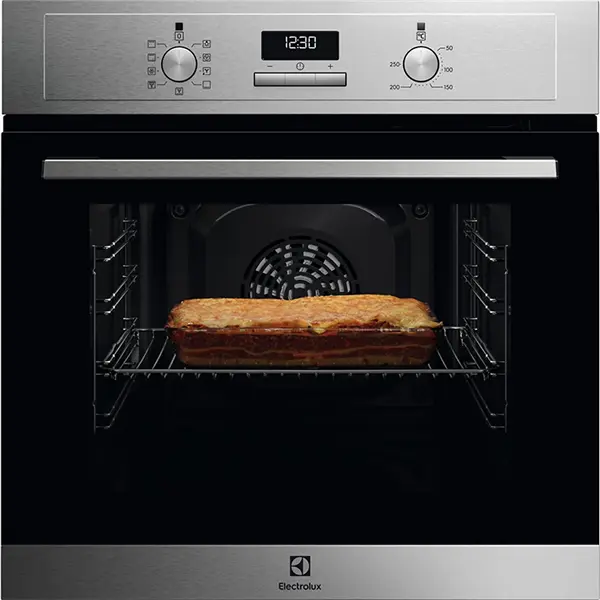 ELECTROLUX EOF3H40BX Beépíthető sütő, 65L, LED kijelző, AquaClean, Inox