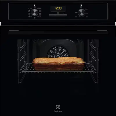ELECTROLUX EOF3H50BK SurroundCook Beépíthető sütő, 65L, LED kijelző, AquaClean, Fekete