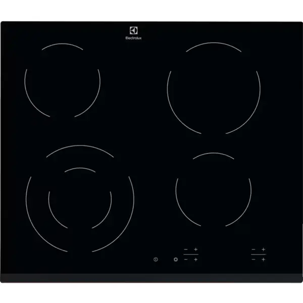 ELECTROLUX EHF6241FOK Beépíthető Kerámia Főzőlap, 60cm, Fekete