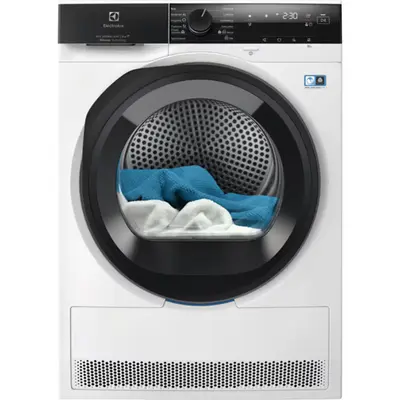 ELECTROLUX EW8D495MCE UltraCare Hőszivattyús szárítógép, 9kg, inverter motor, EcoFlow filter, Fehér
