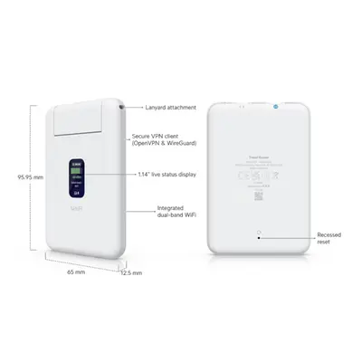 UBiQUiTi Wireless Mobile Router 2x1000Mbps, WiFi 5 - UTR